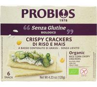 probios Crispy crackers riso e mais 6 pezzi da 20 g