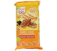 Probios Farro Cake al Cioccolato - 3 confezioni da 4 snack da 45 g [12 snack, 540 g]