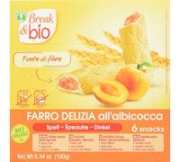 Probios Farro Delizia all'Albicocca - Confezione da 6 Snacks [180 gr]