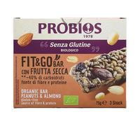 Probios fit&go barretta frutta secca 3 pezzi da 25 g