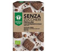 Probios Frollini Cacao e Nocciole Bio - Senza Zuccheri - Confezione da 6 x 200 g (La confezione può variare)