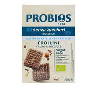 Frollini cacao/nocciole senza zucchero 200 g