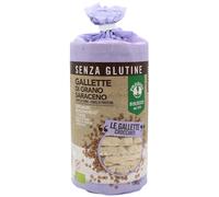 Probios Gallette di Grano Saraceno Biologiche - Croccanti e Gustose Senza Glutine - Fonte di Fibre e Proteine Vegetali - Confezione da 12 da 100g
