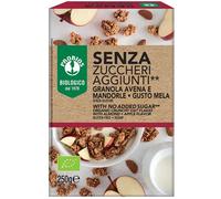 Probios granola senza zuccheri aggiunti avena e mandorla e mela senza glutine 250 g
