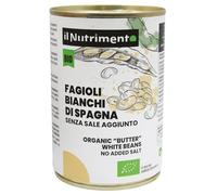 Probios Il Nutimento Fagioli bianchi biologici dalla Spagna - Conservati naturalmente e senza glutine senza sale aggiunto - Ricchi di proteine vegetali e fibre - confezione da 12 x 400 g