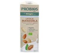 Probios Latte di mandorla con proteine vegetali - Senza latticini e naturalmente senza lattosio - Consistenza liscia e senza glutine, senza zuccheri aggiunti - 1000 ml