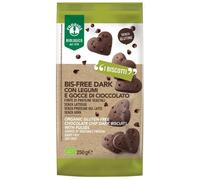 Biscotti Bis-free Dark con Legumi e Gocce di Cioccolato Bio 250 G
