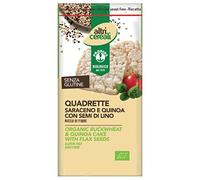 Probios Quadrette Saraceno e Quinoa - 12 confezioni da 130 gr, Senza glutine