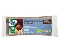 Probios Snack di Riso alla Nocciola - 24 confezioni da 25 gr, Senza glutine