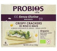 PROBIOS Srl SOCIETA' BENEFIT CRISPY CRACKERS RISO E MAIS 6 PEZZI DA 20 G