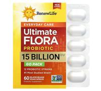 PROBIOTIC Ultimate FLORA 15 BILLION 60 cappellini vegani cura quotidiana SPED...