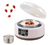 Probiotic Yogurt Maker, macchina automatica multifunzione, con controllo del tempo e della temperatura, per yogurt fai da te domestico (base)