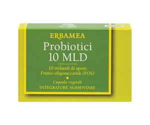 Probiotici 10 MLD Integratore Alimentare, 24 capsule