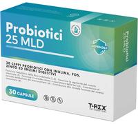 Probiotici 25 MLD Con 30 Ceppi, Inulina, FOS, Zinco Ed Enzimi Digestivi | Fermen