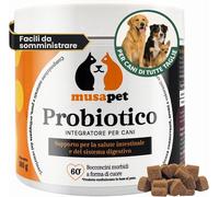 PROBIOTICI PER CANI (60 Snack Naturali) Bacillus velezensis e Inulina di Cicoria