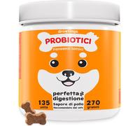 Probiotici per Cani E Fermenti Laticci 135 Masticabili Digestivo Naturali per Di
