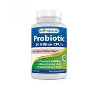 Probiotico 10 Ceppi E 30 MILIARDI CFU 120 Capsule Vegetali Di Best Naturals