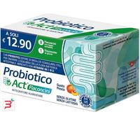 Probiotico ACT Flaconcini, Integratore Alimentare con Probiotici e Vitamine B, per l’Equilibrio della Flora Batterica Intestinale, Gusto Pesca, Senza Glutine e Lattosio - 1 Confezione da 8 Flaconcini