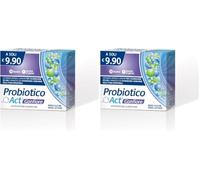 Probiotico Act Gonfiore, Integratore Alimentare, 10 Bustine (Confezione da 2)