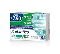 Probiotico Act, Integratore Alimentare con 5 Miliardi di Probiotici per l’Equilibrio della Flora Intestinale Senza Glutine e Lattosio - Confezione da 15 Capsule