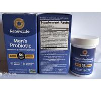 Probiotico da uomo 50billion + prebiotico ed enzimi digestivi 30 veggicaps sp...