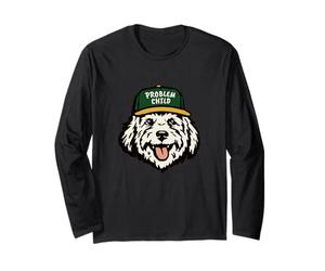 Problem Child, Divertente Cappello da Cucciolo Maltese Bianco Havanese Maglia a Manica