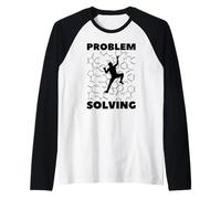 Problem Solving Climber, Chimica dell'arrampicata su Roccia, Boulder Maglia con Maniche Raglan