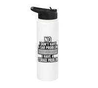 Problema auto No Non ho problemi con l'auto Problema di archiviazione Stainless Steel Insulated Water Bottle