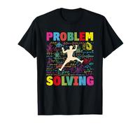 Problema matematico Solving Climber Rock Climbing Boulder Maglietta
