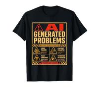Problemi Generati da AI Identità Umorismo Tech Prompt Maglietta