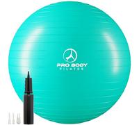 ProBody Pilates Palla per esercizi, yoga, diverse dimensioni, per stabilità, per gravidanza, fitness, equilibrio, allenamento a casa, ufficio e fisioterapia (acqua, 45 cm)