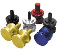 Probolt Coppia di Alluminio Supporto di Stand Bobine M10 x (1.25 mm) Argento