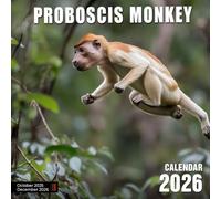 Proboscis Monkey 2026 Calendar: Jungle oddballs with unforgettable noses