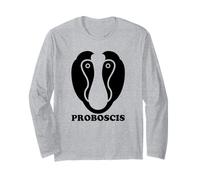 Proboscis Monkey - Primatologia Borneo Primate Biologia Natura Maglia a Manica