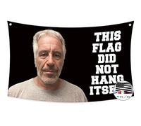 Probsin This Flag Did Not Hang Itself Jeffrey Epstein divertente bandiera 90 x 150 cm striscione forniture per feste cartelli da cortile decorazione per la casa divertente poster da appendere per