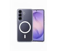 ProBytes Custodia ibrida in gel TPU trasparente, compatibile con Samsung S26 Plus, compatibile con Qi/MagSafe, di grado militare, antiurto, protezione contro le cadute, paraurti protettivo trasparente