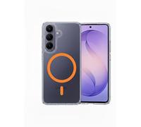 ProBytes Custodia ibrida in gel TPU trasparente, compatibile con Samsung S26 Plus, compatibile con Qi/MagSafe, di grado militare, antiurto, protezione contro le cadute, paraurti protettivo trasparente