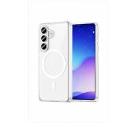 ProBytes Custodia ibrida sottile in gel TPU, compatibile con Samsung S26 Plus, Qi e MagSafe, di grado militare, antiurto, protezione contro le cadute, paraurti protettivo trasparente anti-giallo