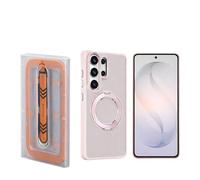 ProBytes Custodia in TPU rosa + kit applicatore Smart Slide | Supporto magnetico girevole a 360° per Samsung S26 Ultra| Compatibile Qi/MagSafe | Protezione armatura di grado militare antiurto