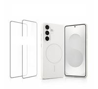 ProBytes IBORY - Custodia magnetica + 2 pellicole protettive in vetro 9H per Samsung S26 Plus | Compatibile con Qi/MagSafe | Bumper integrale in TPU | Retro in policarbonato lucido | bordi rialzati