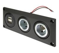 ProCar 67326500 Presa da incasso Spine combinate, con USB