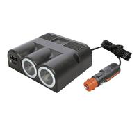 ProCar 67345000 Presa multipla a tre con Power USB-C/A presa doppia 12 o 24 V/D