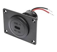 ProCar 67352050 Presa da incasso Power USB-C. PD/QC 60 W + PIASTRA DI MONTAGGIO