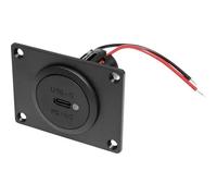 ProCar 67362000 Presa Power USB-C da incasso PD/QC con LED + piastra di montagg