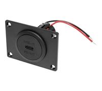 ProCar 67362050 Presa USB-C da incasso PD/QC senza LED con piastra di montaggio