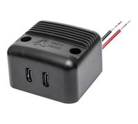 ProCar Presa doppia USB-C Power da montaggio esterno PD/QC max 2x 30 W. 12 V,