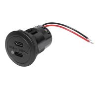 ProCar Power USB-C doppia presa PD/QC EV con LED max 2x 30 watt Portata massima