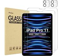 ProCase 2 + 2 Pellicola iPad Pro 11 Pollici 2022 2021 2020 2018 con Pellicola Protettiva per Fotocamera per iPad Pro 11" 4a 3a 2a 1a Generazione Vetro Temperato iPad Pro 11 Antigrasso Anti-impronte