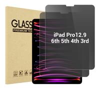 ProCase 2 Pack per iPad Pro 129 6th 5th 4th 3rd 2022 2021 2020 2018 Pellicola protettiva per lo schermo in vetro temperato anti-spy