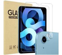 ProCase 2 Pezzi Pellicola iPad Air 5/4 Generazione 10,9 Pollici, Vetro Temperato con 3 Pezzi Protezione Obiettivo Fotocamera